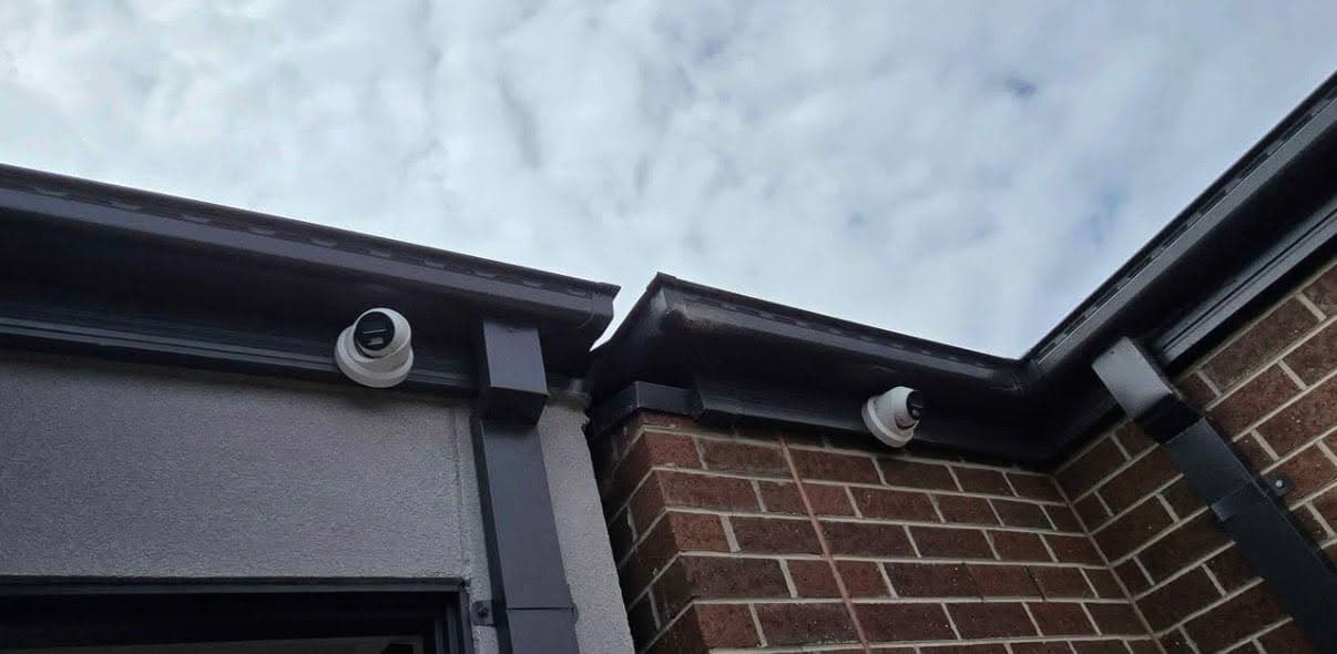 Atlas Sec installation — Front eave camera